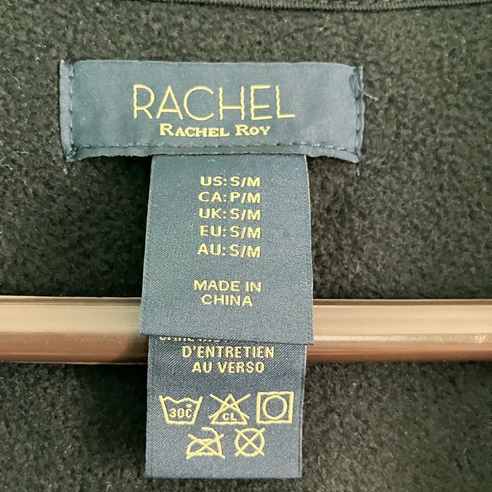 ⚡️RACHEL Rachel Roy Brown & Black Textured Cape - Picture 6 of 8